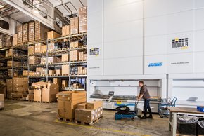 Small parts warehouse